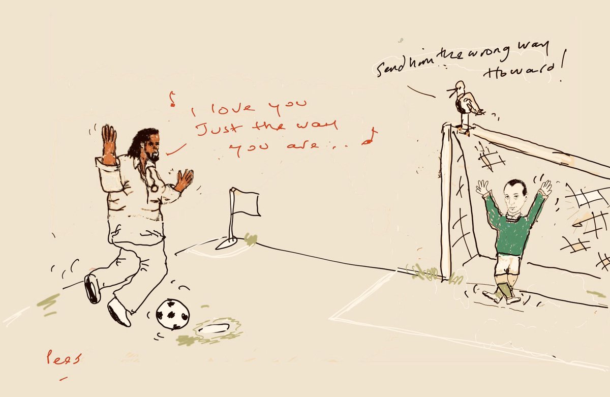 @HighRiseHero Recently starred in goal against Barry White in a penalty shoot-out! #Rockstarsontheirdayoff