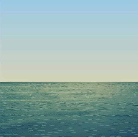ivorjetski's tweet photo. I'm quite happy with my CSS sea. Only the beach, the land and the sky to go! And the groins, we mustn't forget the groins. #cssart #cssartist #purecss #cssonly https://t.co/apXqfv1NwX
