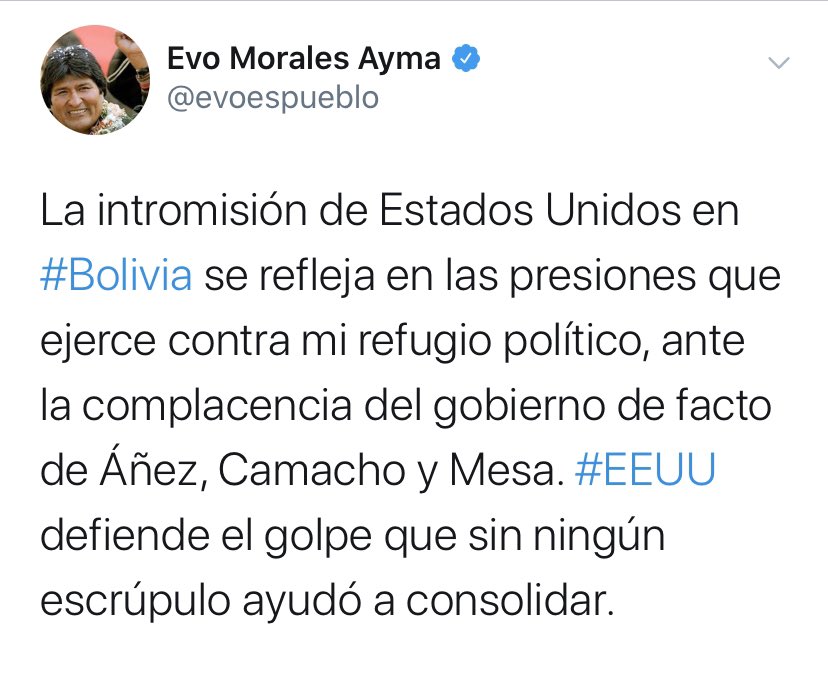 A raíz de este tuit, me gustaría tener a Evo Morales al frente y exigirle : “deletree escrúpulo”