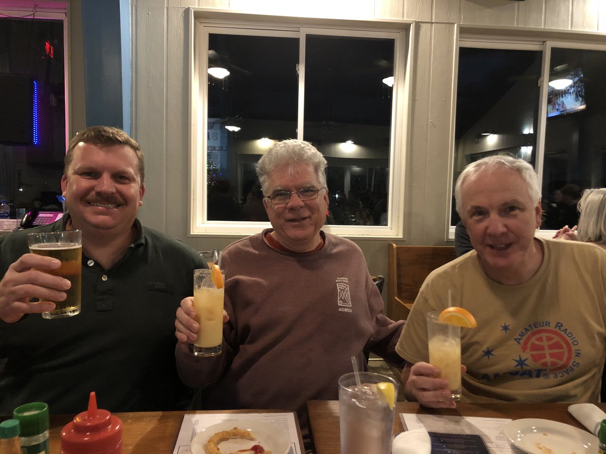 KG5GJT's tweet image. In preparation for the W5M/MM rove to #EL58 the team is hydrating! Having base camp in #EL49 is hard work! #FruityDrinks #AMSAT