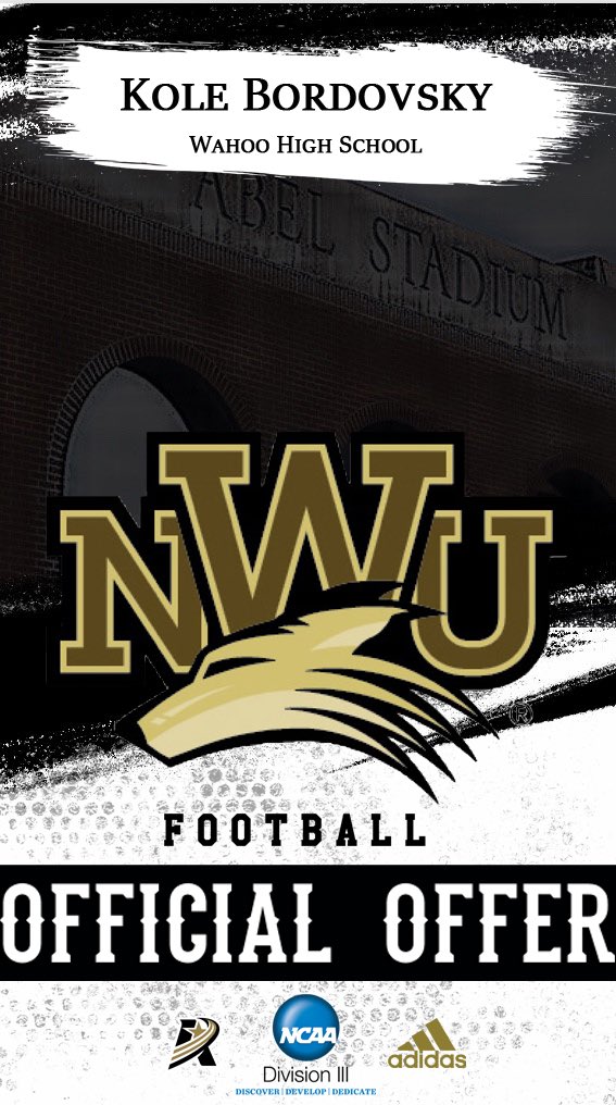 BordovskyKole's tweet photo. Extremely thankful to receive an offer from ⁦⁦@NWUFootball⁩ to further my academic and football career. Thank you ⁦⁦@CoachCrume⁩ https://t.co/8vS6dwQfwb