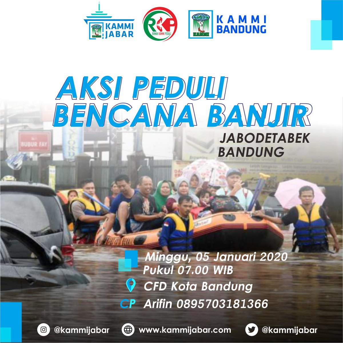 Seruan Aksi Peduli Bencana Banjir Kader KAMMI SE-Jabar