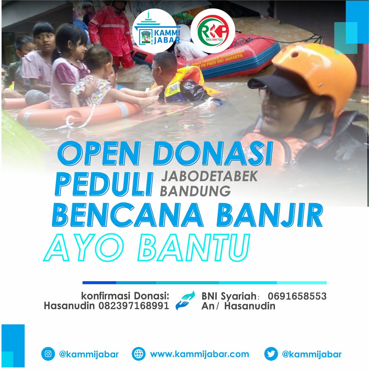 YUK Bantu saudara-Saudara kita yang sedang kesulitan🙂

Menerima Donasi Berupa:
🍱 Makanan Instan
👕 Karpet dan Alat shalat
🧼 Perlengkapan Mandi

Rekening Donasi
BNI Syariah : 0691658553
An Hasanudin
CP konfirmasi : 082397168991 (hasan)
➖➖➖➖➖➖➖➖➖➖