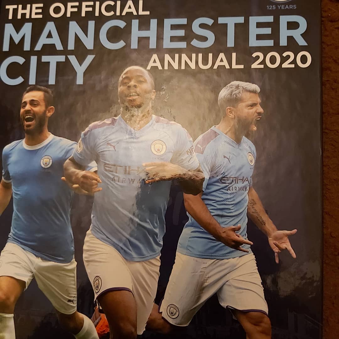 ClareLoco's tweet photo. Its unbelievable how one question can spoil a family evening quiz night. Manchester city need to get more people proof reading before editing their official annual quiz...Q32 should be Real Madrid apparently #ManCity #Quiznight #mancitymerch https://t.co/K8OEpZDOJs