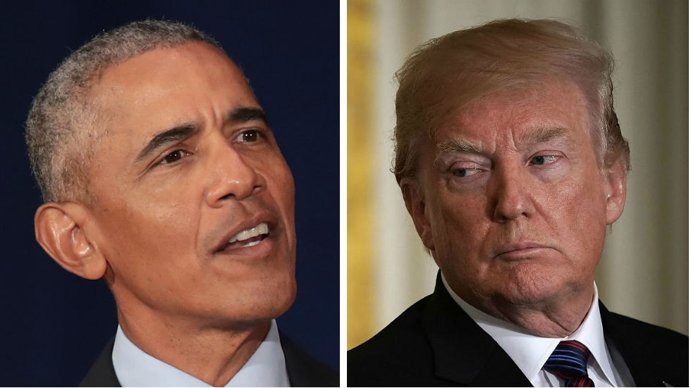 thehill's tweet photo. Trump repeatedly said Obama would start war with Iran to get reelected https://t.co/DYbaemHyQw https://t.co/57hRulnVfM