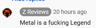 GARYCOLEIV's tweet photo. @metal571 Today my secretary found this comment by Zreviews &amp; I find it interesting since ALEXANDER LECARD's original tweet mentioned Z.  My guys &amp; I rest our case folks. We cannot afford to let METAL stop the reviews. BTW... there are now 10 producers &amp; 1 secretary who back METAL reviews! https://t.co/lvDbAARvQs