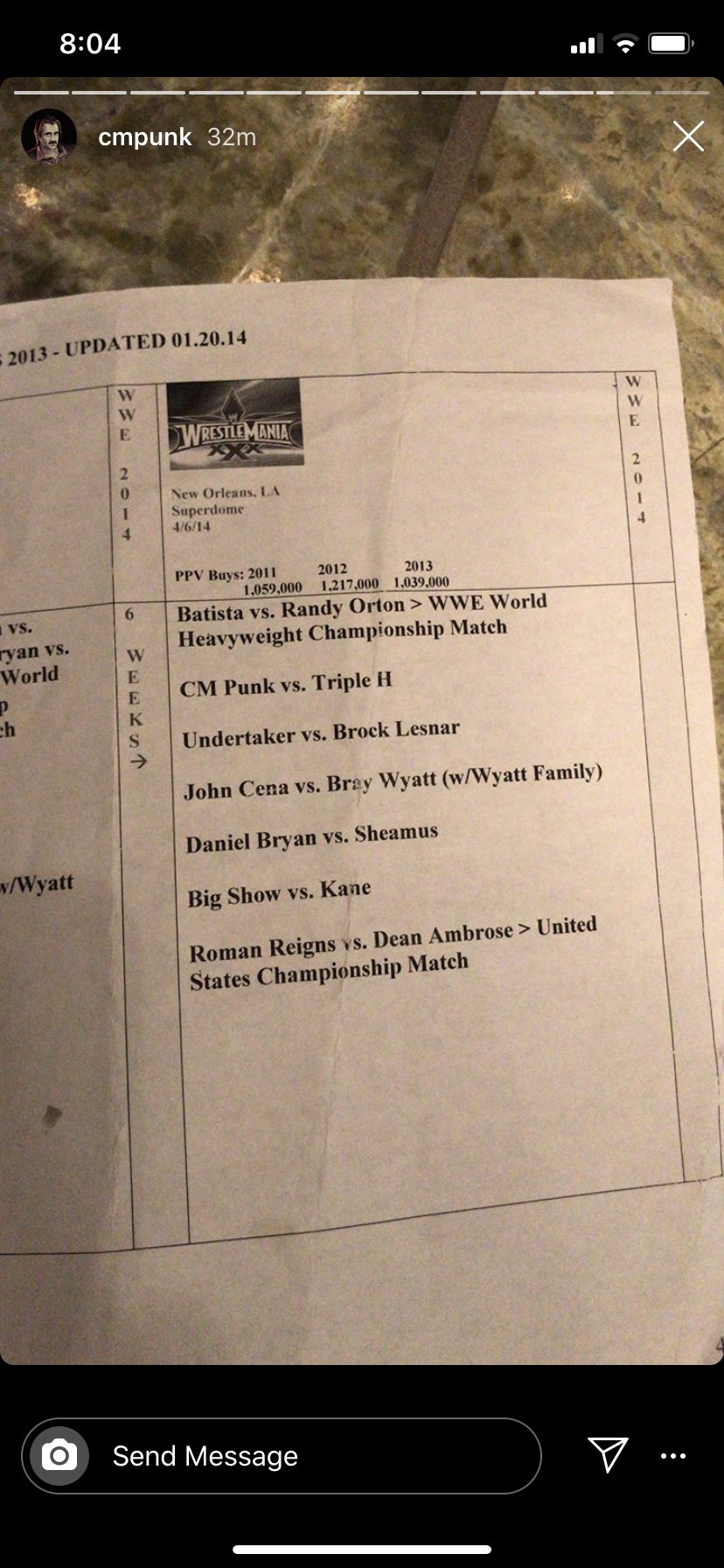 Rumor Killer On The Leaked Wrestlemania 36 Card Iwnerd Com