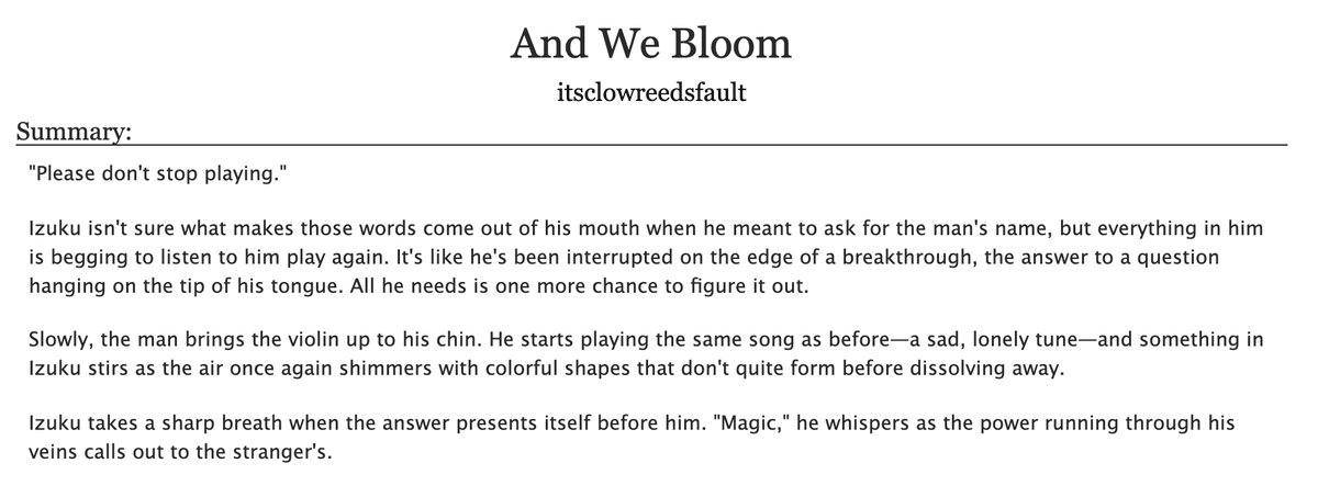 ✧ And We Bloom [bnha, tododeku, ~3k] ✧
archiveofourown.org/works/22108153

my full piece for the <a href="/BnhaKokoro/">BNHA Kokoro | Shipping Stage!</a> zine 💓