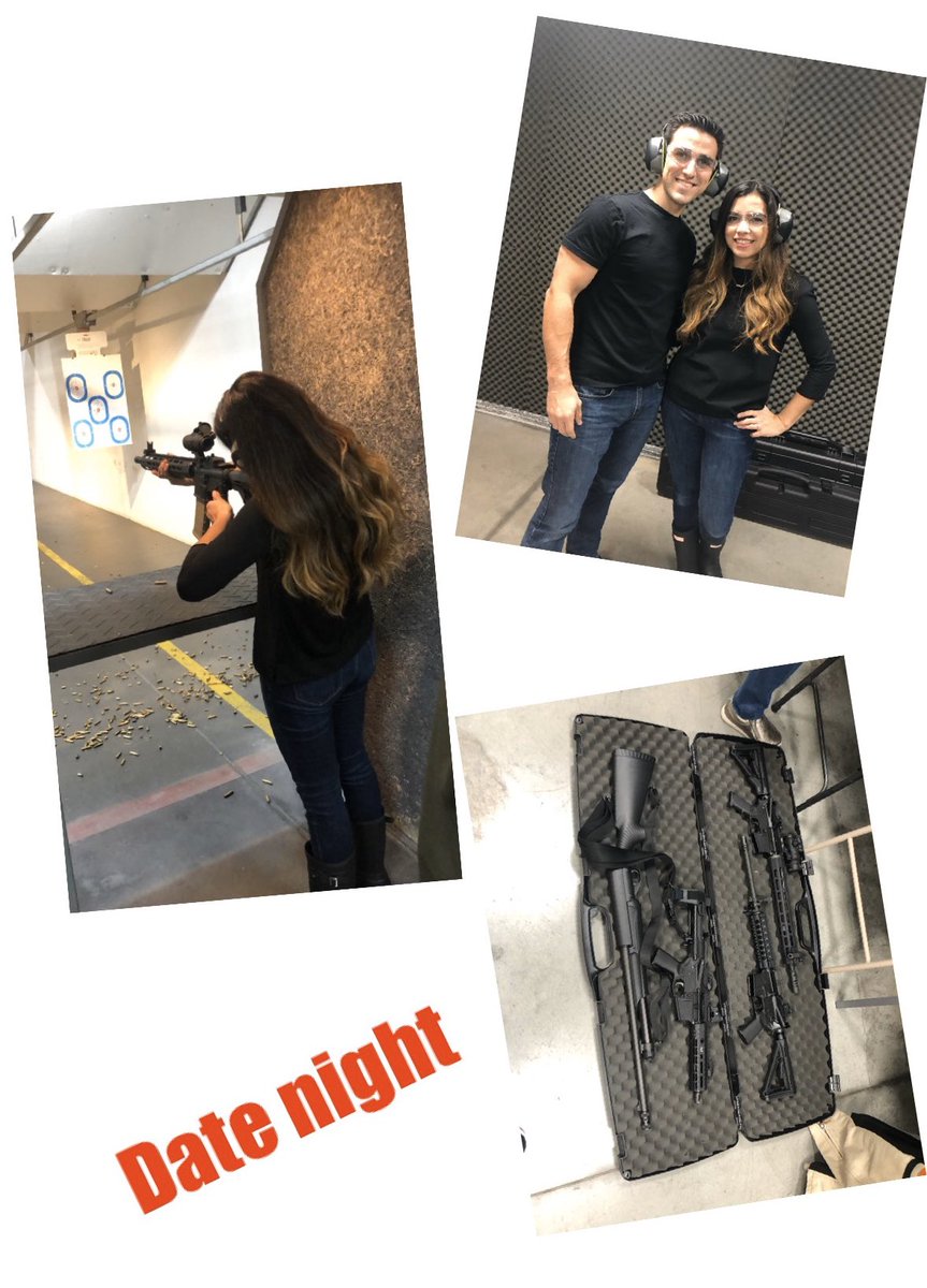Resolution #4 - More #DateNights in 2020. Fun night at the range.