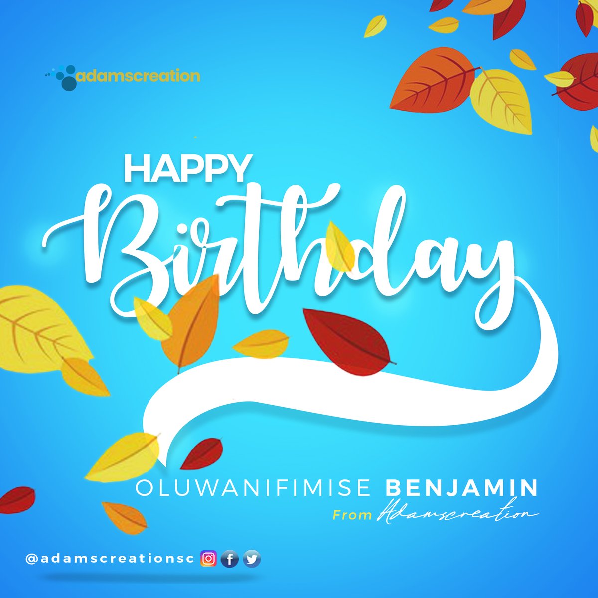 trulydami's tweet photo. Happy Birthday to you, Jahbeing. Love from adamscreation. @adamscreationsc, #Birthday, #JanuaryBirthday, #Nigerianbirthdays, #Birthdayweekend https://t.co/lMt7zDFdqm