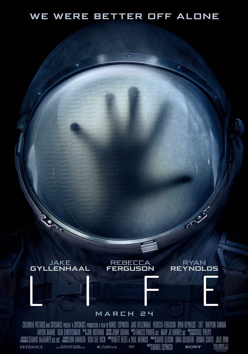 88. Life (2017)Getting a much harsher critical response than it deserved and boasting both great visuals and cast, Life is frantic and sinister space horror (a subgenre I LOVE) with an incredibly memorable and shocking ending that’s not to be missed