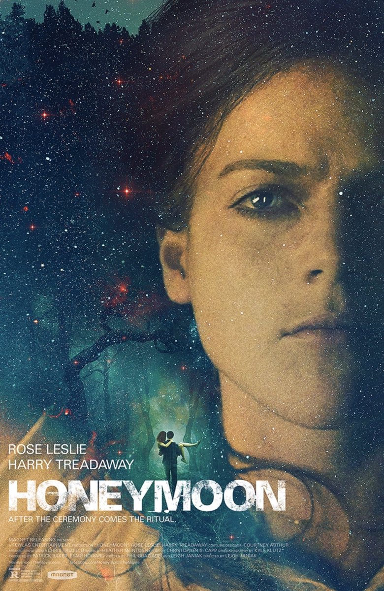 87. Honeymoon (2014)Rose Leslie is absolutely iconic in this little indie horror about newlyweds in an isolated lodge where things take a horrifying turn after Leslie’s husband finds her disorientated in the woods after sleepwalking, leading to far more sinister revelations