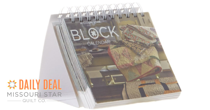 MissouriQuiltCo's tweet image. Never miss a day with the Missouri Star Perpetual Calendar! Filled with tips, inspirational quotes and fabulous quilts, this calendar will be your favorite for years to come and is our Daily Deal at 68% off! Save now! bit.ly/37KehYU (Valid 01/11/2020 while supplies last)