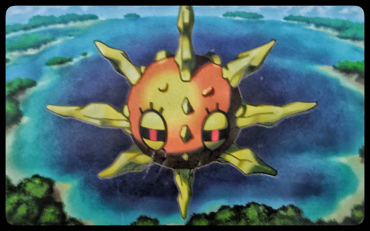 PokemonArtDaily's tweet photo. Solrock by Masakazu Fukuda #solrock #pokemon https://t.co/TetywtsEbb