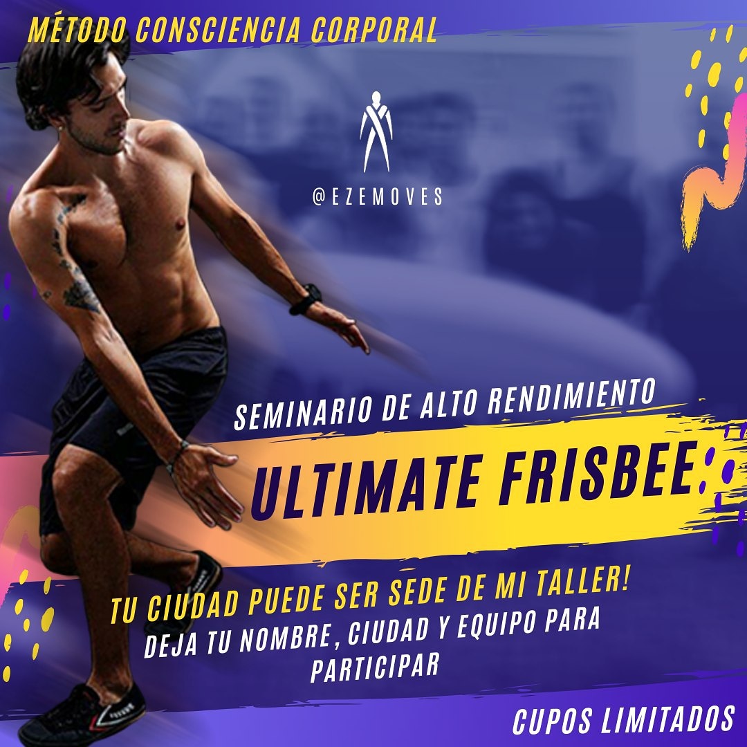 Contáctame por DM y suma a tu equipo de #UltimateFrisbee