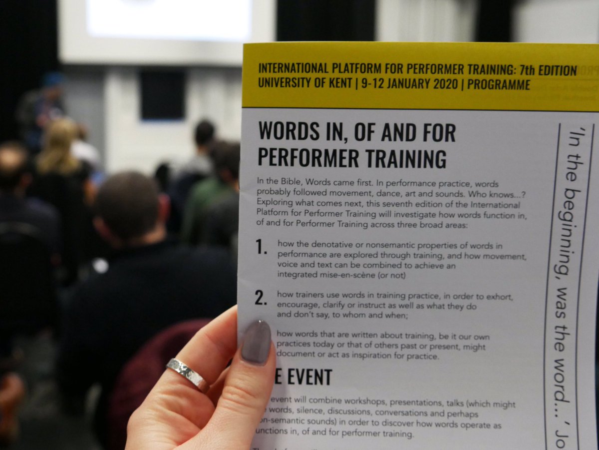 digiperformer's tweet photo. Day 2: #IPPT kicking off at 10am today with another exciting programme. What to expect: interconnectedness, heteroglossia, motion capture, via negativa, role models and dreaming. 💡👣👩🏼💻🎭🎤🎬 #IPPT2020 #motioncapture #words #performertraining #grotowski #theatre #art https://t.co/0FYppV8IFc
