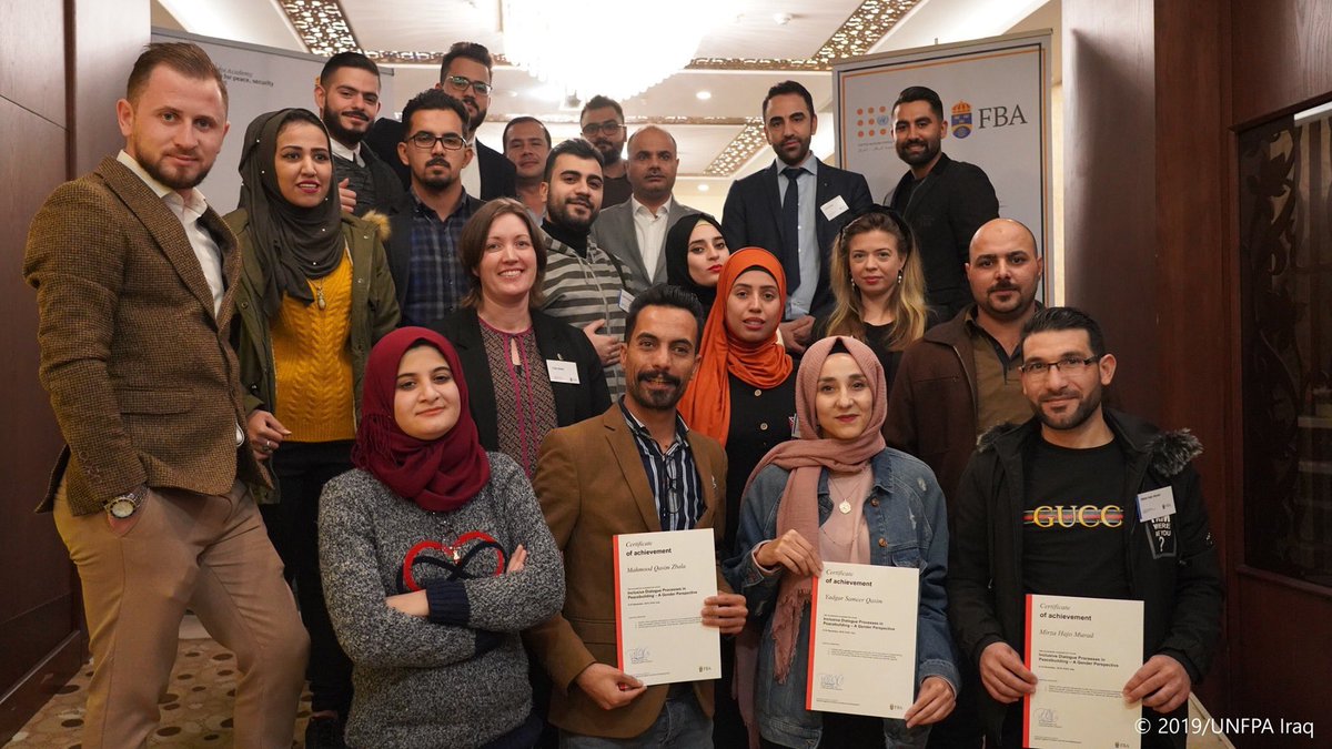 UNFPAIraq's tweet photo. Working with and for young people, and promoting youth leadership and participation, enable them to develop the skills and knowledge to make informed decisions about their bodies, lives and future.
#ForIraq #YouthFirst #Iraq https://t.co/3IaQZleme4