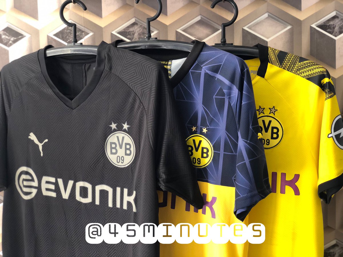 45MinStore's tweet photo. Mashabiki Wa #BorussiaDortmund Jezi ipi ya Msimu Huu Umeipenda? Ipi Hujaipenda?
#BlackAndYellow #DieBorussen #DerBvB #TwitterGulio https://t.co/qa9Y1m0HfE