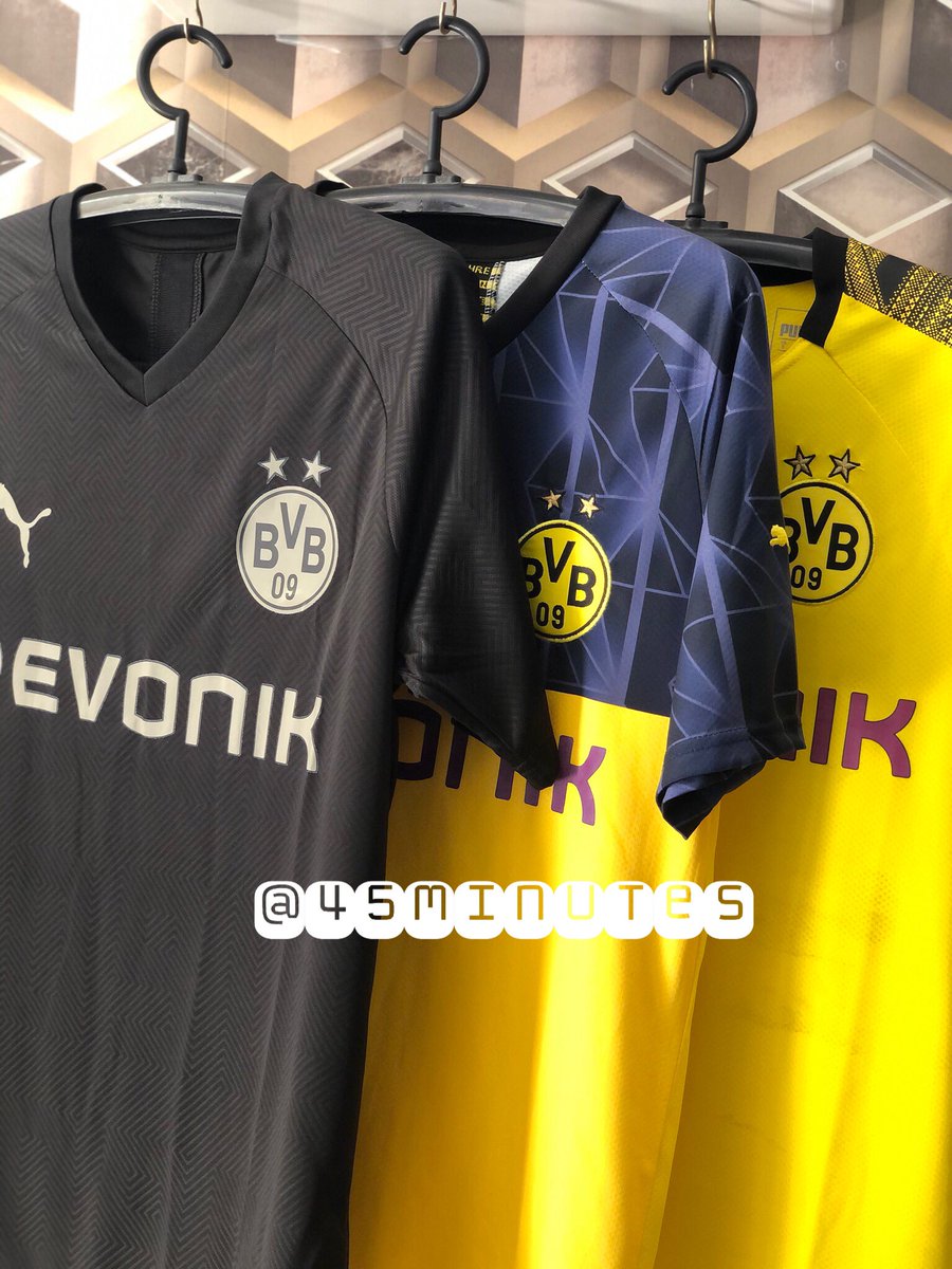 45MinStore's tweet photo. Mashabiki Wa #BorussiaDortmund Jezi ipi ya Msimu Huu Umeipenda? Ipi Hujaipenda?
#BlackAndYellow #DieBorussen #DerBvB #TwitterGulio https://t.co/qa9Y1m0HfE