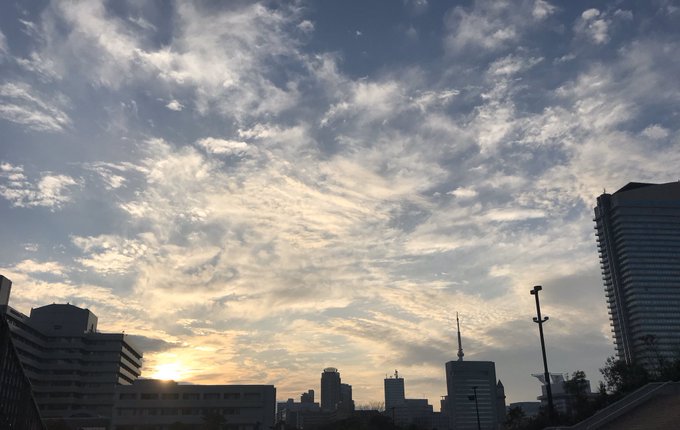 「都市 夕焼け」のTwitter画像/イラスト(古い順)