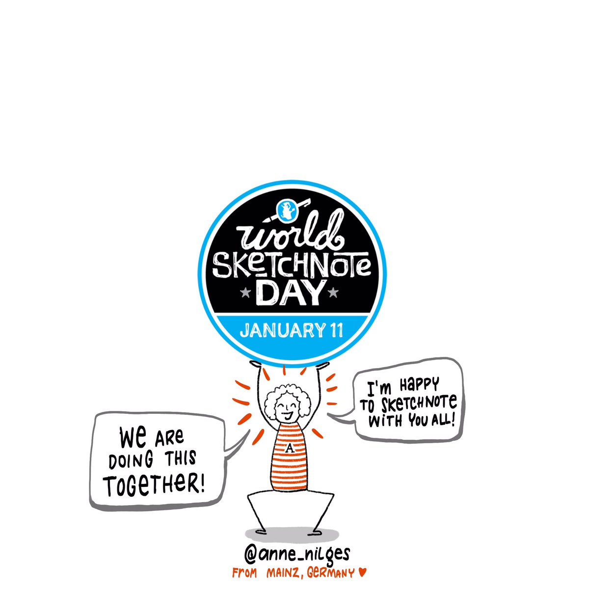 Hello sketchnoters around the world! We are celebrating #WorldSketchnoteDay with #PassTheSketchnote !!! I’m the first sketcher in team 16, next one is @thevisualcoach , have fun, Conny!!! 😀 #SNDay2020 #sketchnotes