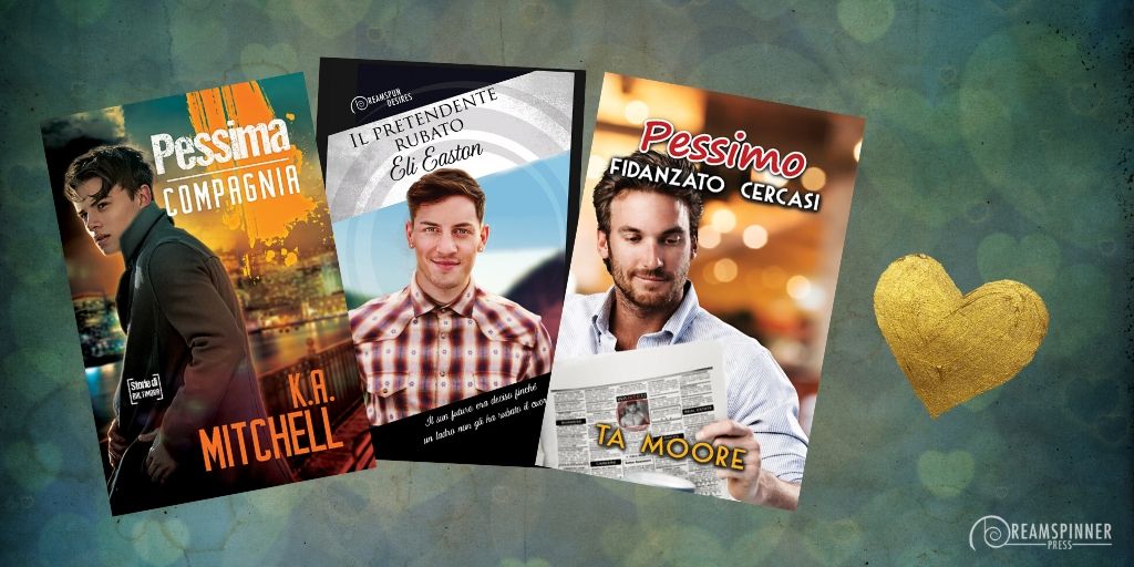 DreamspinnerIT's tweet photo. Vi piacciono le storie di malintesi e finti fidanzati che poi si tramutano in vero amore? Leggete queste storie dal catalogo Dreamspinner https://t.co/kOf4Hc8FfG
#romanzo #libri #GLBT #gayromance #11gennaio https://t.co/4uab1Y9HBN
