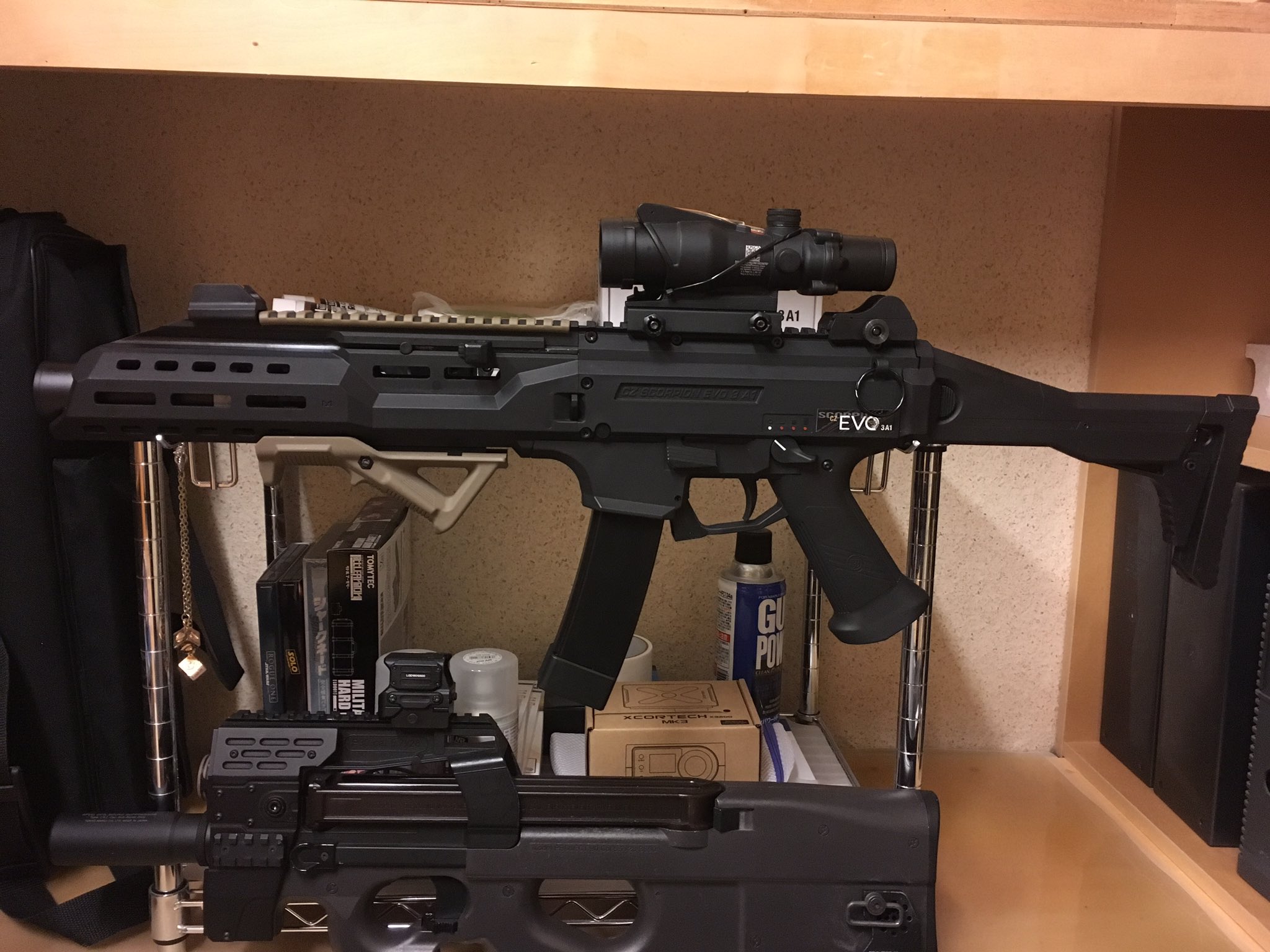 ASG Cz スコーピオン EVO3用外装 ハンドガード&アッパー