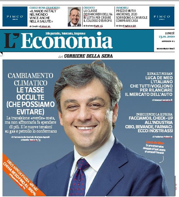 Daniele_Manca's tweet photo. ⁦@DeBortoliF⁩ racconta come la transizione verso un’economia #verde sia costosa ma come non farlo lo sia ancor di più, su ⁦@L_Economia⁩ del ⁦@Corriere⁩ lunedì in edicola con ⁦@stefanoagnoli⁩ e ⁦@danilotaino⁩ https://t.co/ZaJ4kf1q6Y