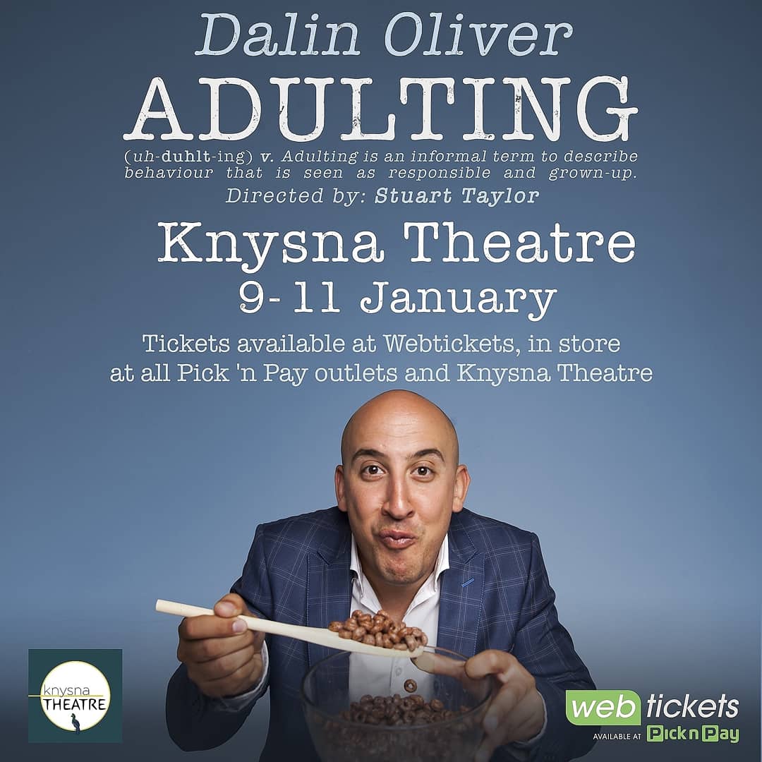 KnysnaTheatre's tweet image. Last chance to experience the Hilarious Dalin Oliver, #Knysna #PlettenbergBay #Sedgefield #George !
Final show at 3pm today. Join us afterwards for refreshments in our #BackdropBar
Tickets R100 @webticketsSA, Pick 'n Pay stores, or at the door.