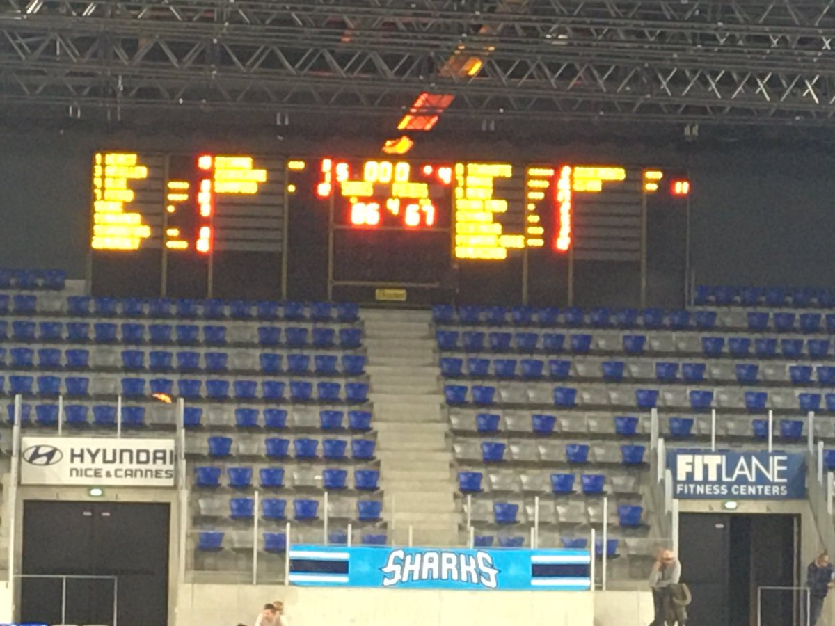 Belle expérience ce match des @SharksAntibes à l’ #azurarenaantibes! Bravo pour cette victoire!
