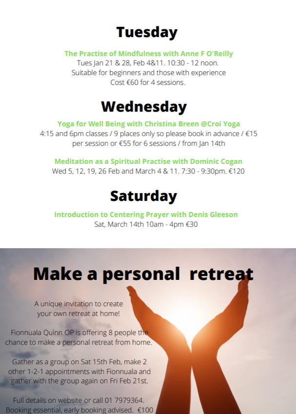 MACFD2's tweet photo. Breathe - choose your moment of stillness in a busy world this Spring. @Dub_Faith_Forum @DublinDiocese @stmarysglasnev @GlasnevinETNS @centraglasnevin @olvtweets @OfDolours #yoga #mindfulness #meditation #dublincourse #gratitude #cityoasis https://t.co/kzA1btp4Ih