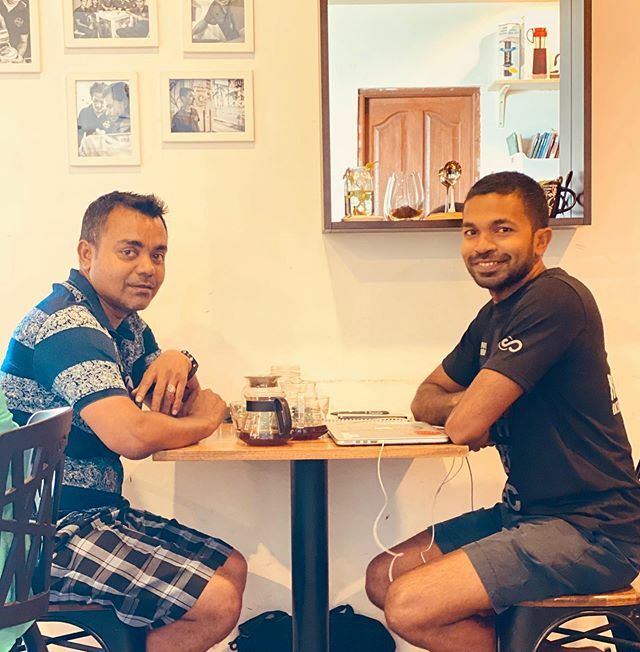 coachshujau's tweet photo. A #RunCoffee with Illa.
Illa is among the first group of runners who joined @irunnersmv in 2015 ❤️
.
.
.
📷 @afrahcoffeelab
#dhuvanvaane #irunners https://t.co/cV5WUDgO3b https://t.co/mJimwlS6FY