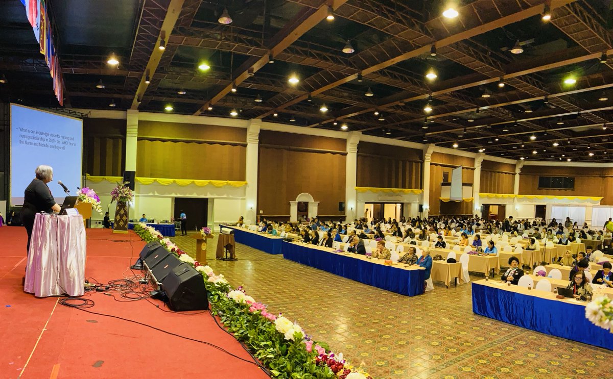 The 23rd East Asian Forum of Nursing Scholars (@eafons2020) on Twitter photo Keynote VI: “The Future of Nursing Scholars: Present Realities & Future Trends” Speaker: Prof Jane Conway, University of New England, Australia. Moderator: Assist Prof Dr Pornchai Jullamate, Burapha University, Thailand #Nurses2020 #EAFONS2020 <a href="/EAFONS2020/">The 23rd East Asian Forum of Nursing Scholars</a> Keynote VI: “The Future of Nursing Scholars: Present Realities & Future Trends” Speaker: Prof Jane Conway, University of New England, Australia. Moderator: Assist Prof Dr Pornchai Jullamate, Burapha University, Thailand #Nurses2020 #EAFONS2020 <a href="/EAFONS2020/">The 23rd East Asian Forum of Nursing Scholars</a>