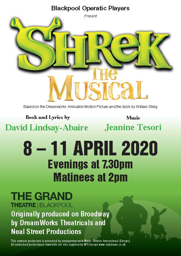 Grand_Theatre's tweet photo. Everyone's favourite Ogre is coming to Blackpool! ๐
A tale of an unlikely hero who finds himself on a life-changing journey alongside a wisecracking Donkey and a feisty princess who resists her rescue. #DaringlyDifferent @BOP1953
๐
8 to 11 April
๐ซ https://t.co/HgWvMuru7a https://t.co/kcPKMS2Y4f