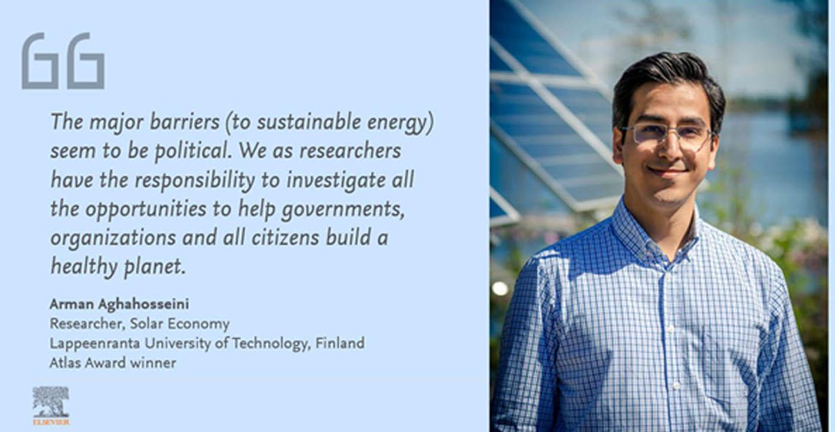 ElsevierAtlas's tweet photo. Renewable & Sustainable Energy Reviews article "Analysing the feasibility of powering the Americas with renewable energy and inter-regional grid interconnections by 2030" awarded the #ElsevierAtlas
https://t.co/OUOPYNAO57 https://t.co/uzxl4pXfET