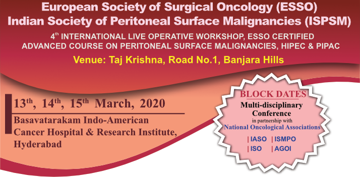 2020Ispsm's tweet photo. #ISPSM2020 
Coming up, 4th International live operative workshop, ESSO certified advanced course on peritoneal surface malignancies, HIPEC and PIPAC on 13th, 14th, 15th March 2020. Register now! 
For More Details: https://t.co/jt5WhTKQ19 https://t.co/jIBfwDP8sH