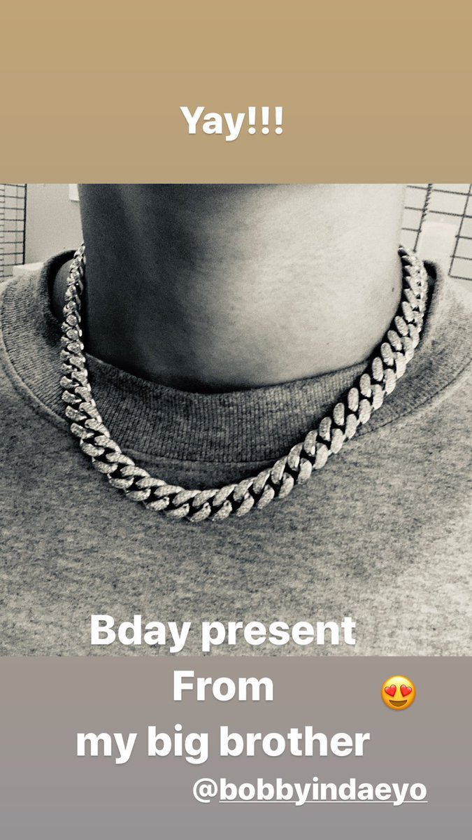 DonghyukTH's tweet photo. [IG] _dong_ii's ig story update: ของขวัญวันเกิดจากพี่ @.bobbyindaeyo 😍 https://t.co/oTpAaAOsEM