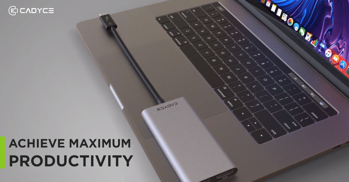cadyceinc's tweet image. Achieve Maximum Productivity
Cadyce's CA-T3HD Thunderbolt™ 3 to Dual HDMI Adapter allows you to add two 4K HDMI monitors to your Mac or computer having Thunderbolt™ 3 port.

To know more, visit our product page - bit.ly/37RtxDj 
#thunderbolt3 #dualHDMI #HDMIAdapter