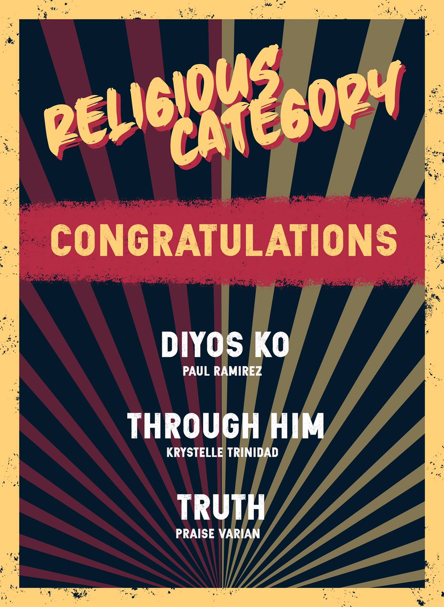 Awitenista's tweet photo. Here are the Finalist for the Awitenista 33 Grand Finals: RELIGIOUS CATEGORY
CONGRATULATIONS!π
#Awit33
#Awitenista33
#AuthenticAteneanMusic
#ReligiousCategory
#HimigNgAtenista https://t.co/V4aKjuQVNw