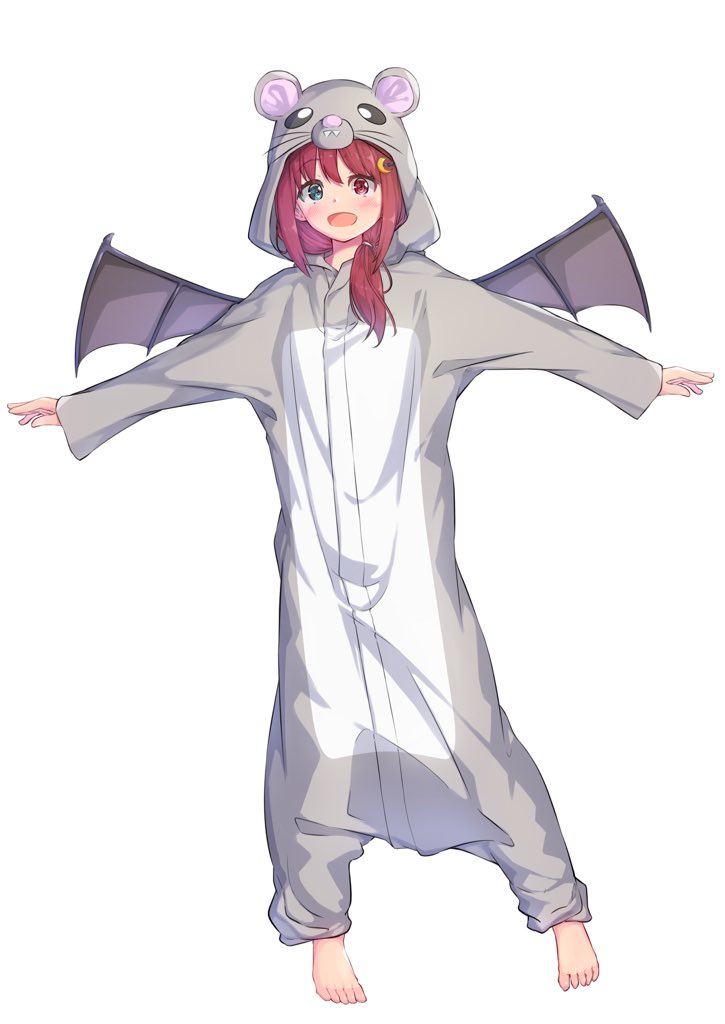 「ねずみの着ぐるみロアちゃん描いたのだ!
新衣装楽しみなのだ!
#ロアート 」|ゆふのイラスト