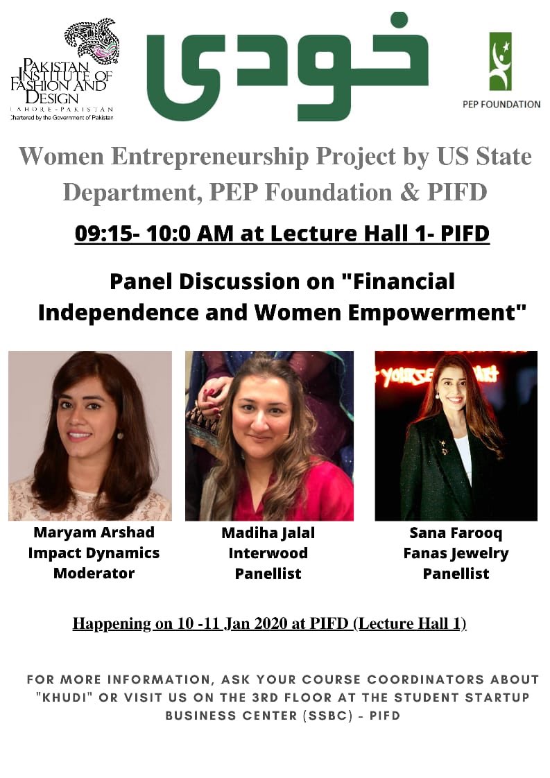 walizahid's tweet image. Missed to speak to young women #entrepreneurs in Lahore #PIFD today. Next time. @SkillCiti