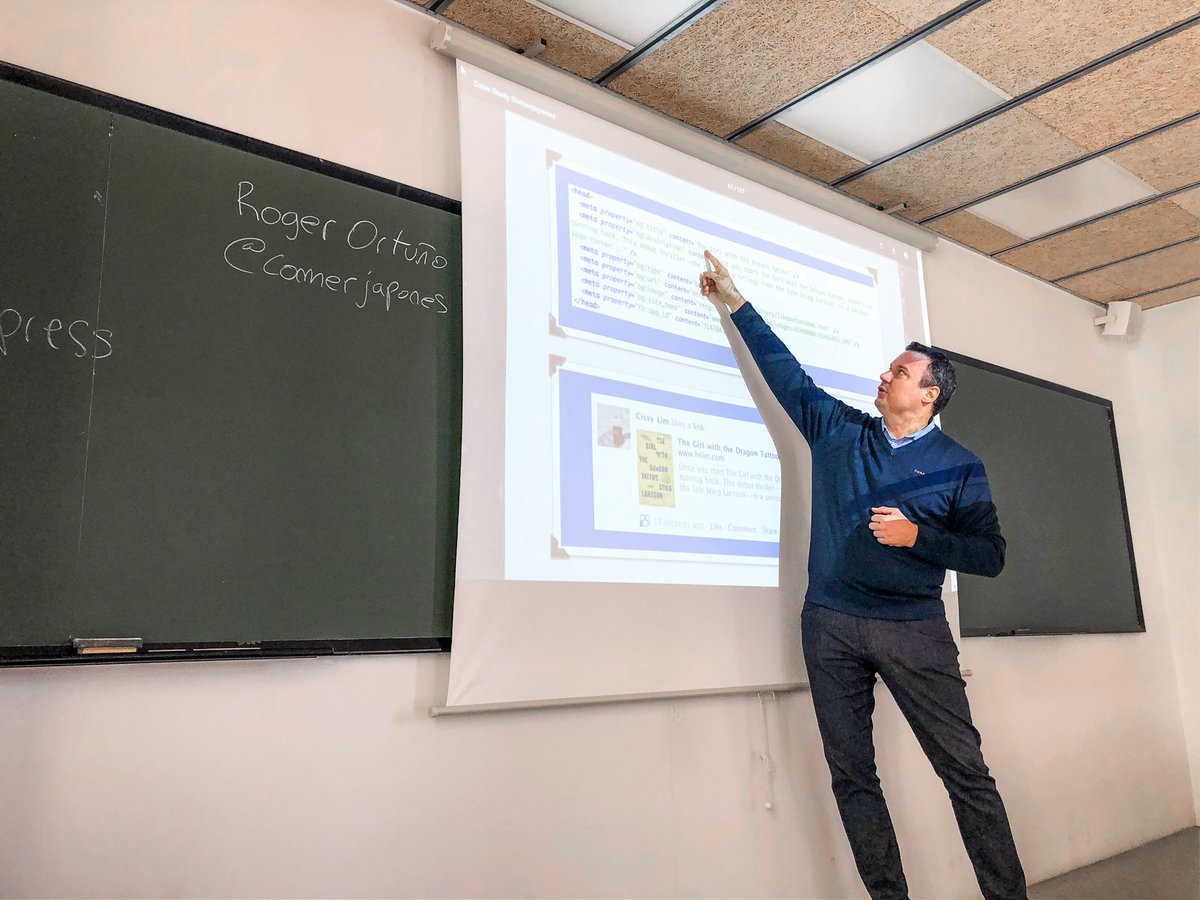 📲 Creating a Digital Community
👨🏻‍💻 Masterclass by <a href="/ComerJapones/">Roger Ortuño ComerJapones.com</a> 

#BCM19 <a href="/LaSalleBCN/">La Salle BCN</a>