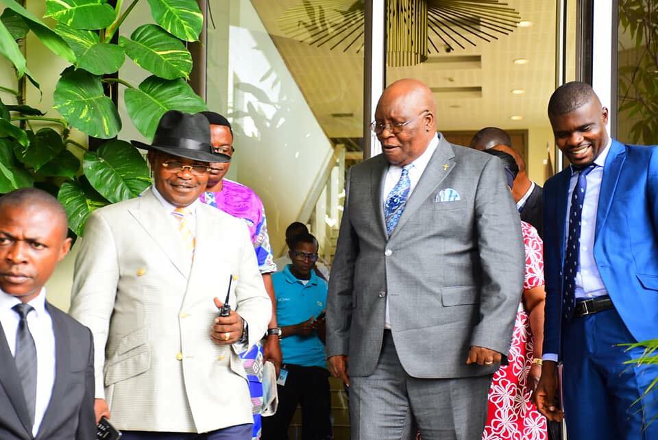 barutikasongo's tweet photo. @barutikasongo
 BK News du 10.02.2020 (Libreville Gabon ) : Le pasteur Baruti a salué hier les fidèles de Plein Évangile du Pasteur Mosengo et a prononcé les paroles des bénédictions pour eux parce que son cœur a été réjoui de l’accueil lui réservé. https://t.co/Ve3VoIa6sD