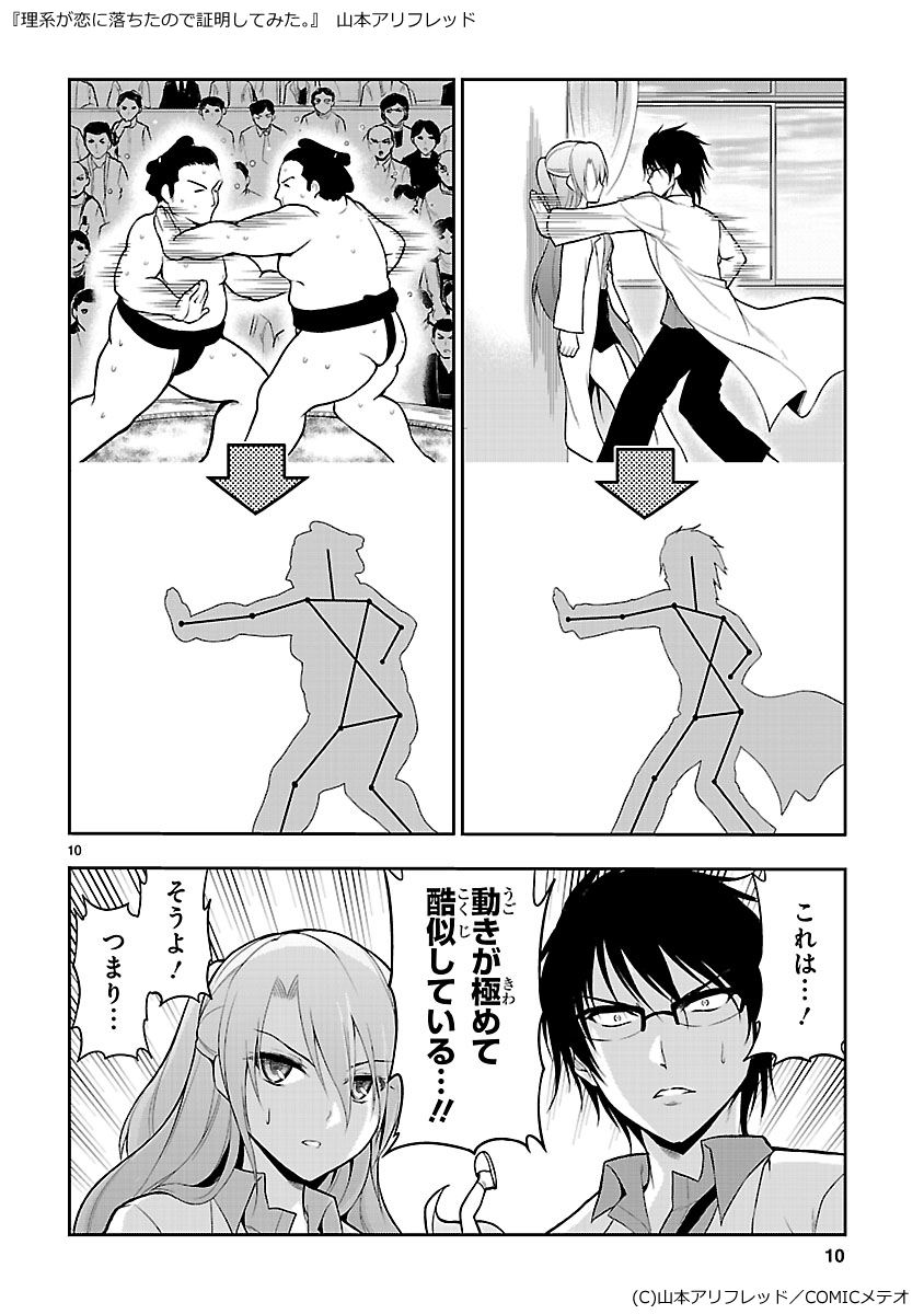 リケ恋1話原作エピソード集3。壁張り手。 #リケ恋 #りけこい 