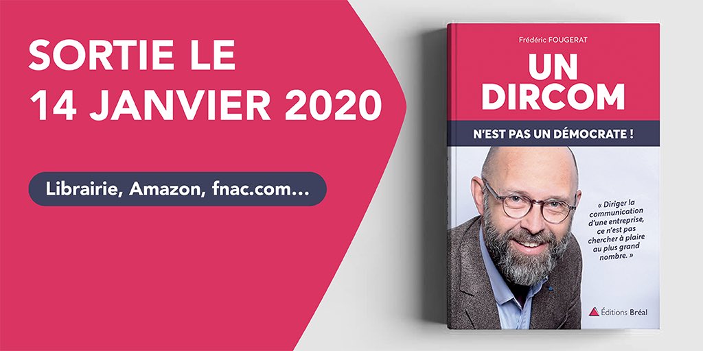 fredfougerat's tweet photo. « La #communication, ce n’est pas avoir un avis, c’est avoir un objectif ».

🆕 EN LIBRAIRIE LE 14 JANVIER
Un #Dircom n’est pas un démocrate ! 
#LaComEstUnMetier https://t.co/nCbfQO2n7S
