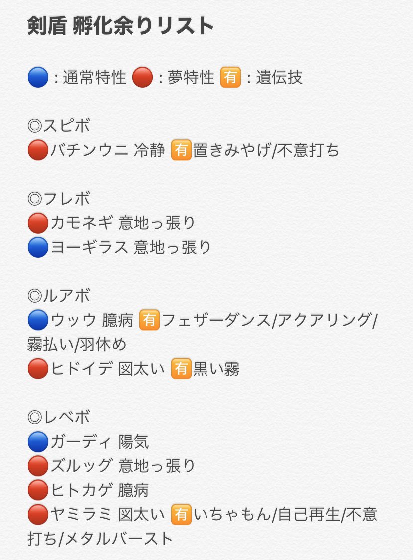 ちょっぱー Nano 剣盾交換希望 下記に添付する画像から好きな孵化余りポケモンを選んで頂き 交換して頂けるものを提案して貰えると助かります 色んな提示お待ちしております 只今ムーンボールが枯渇しているため ムーンボール優遇 お気軽にお ちょっぱー Nano 剣盾交換希望 下記に添付する画像から好きな孵化余りポケモンを選んで頂き 交換して頂けるものを提案して貰えると助かります 色んな提示お待ちしております 只今ムーンボールが枯渇しているため ムーンボール優遇 お気軽にお