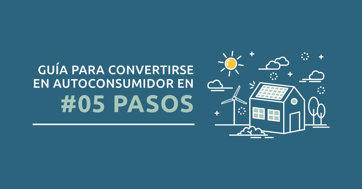 IDAEenergia's tweet photo. Con el #autoconsumo ya puedes producir y consumir tu propia electricidad instalando en el hogar, local o comunidad de vecinos paneles solares. 
¿Cómo? @IDAEenergia te resume en cinco pasos lo necesario para instalar un sistema de autoconsumo. 🔗 https://t.co/iIrSHmYPt0 https://t.co/Ydi4NVSdHO