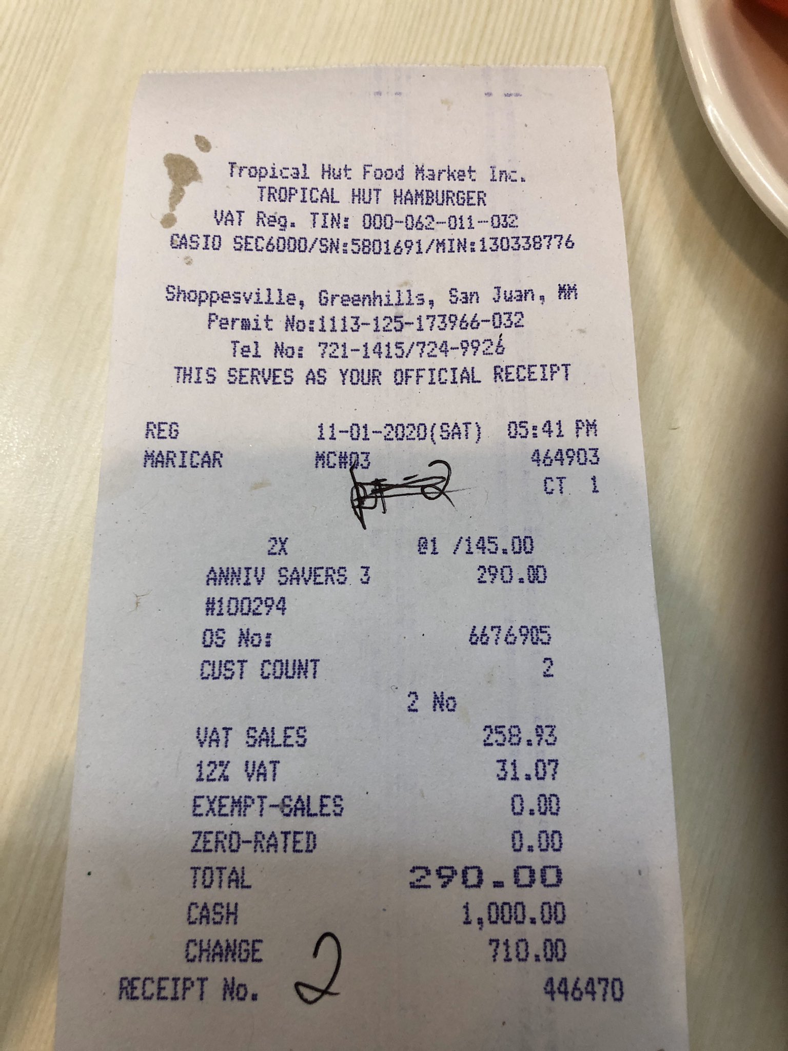 Jun Sevilla on Twitter "BIR.GOV.PH, some restaurant says that their