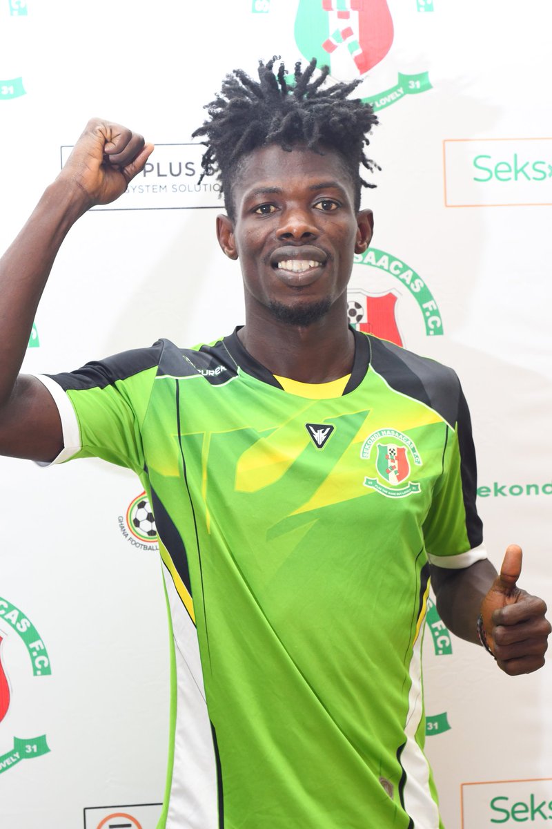 SekHasaacas's tweet photo. We are delighted to announce the signing of Obed Kofi Sam.

The left footed winger will be with us for the 2019/2020 Football Season.

#Hasmal https://t.co/rRRbIU7r0a