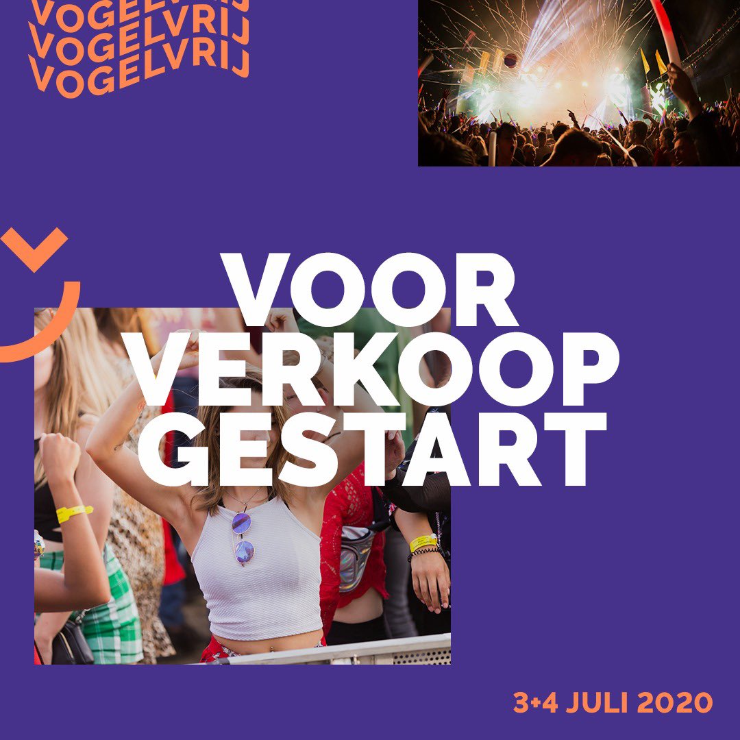 De VVK is gestart! #vogelvrij #festival #live #weekender #tickets #voorverkoop
